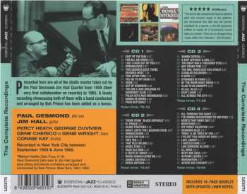 4CD/Coffret Paul Desmond Jim Hall Quartet: Complete Recordings