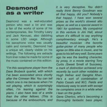 4CD/Coffret Paul Desmond Jim Hall Quartet: Complete Recordings