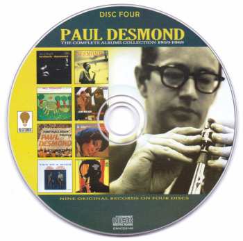 4CD/Coffret Paul Desmond: The Complete Albums Collection 1953-1963