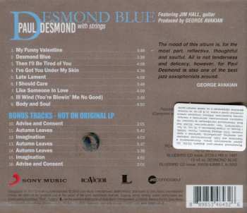 CD Paul Desmond With Strings: Desmond Blue