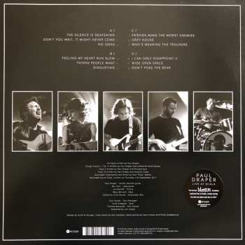 2LP Paul Draper: Live At Scala