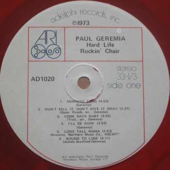 CD Paul Geremia: Hard Life Rockin' Chair