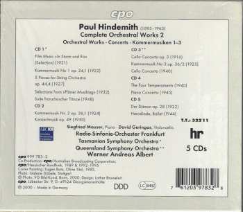 5CD/Coffret Paul Hindemith: Complete Orchestral Works 2