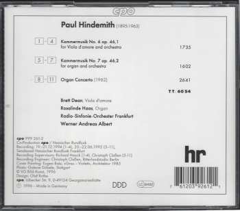 4CD/Coffret Paul Hindemith: Complete Orchestral Works 3
