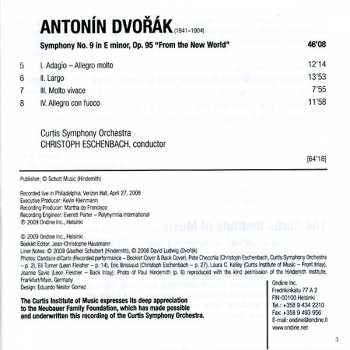 CD Antonín Dvořák: Hindemith — Klaviermusik Mit Orchester (For Piano Left Hand); Dvorák — Symphony No. 9 "From The New World"