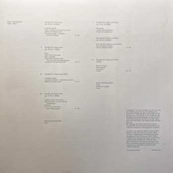 3LP/Coffret Paul Hindemith: Sonatas For Viola / Piano And Viola Alone