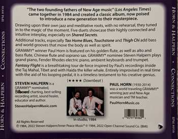 CD Paul Horn & Steven Halpern: Connections [38th Anniversary Deluxe Edition] DLX