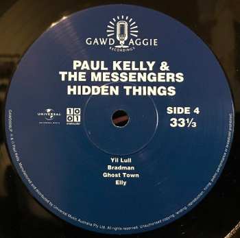 2LP Paul Kelly And The Messengers: Hidden Things