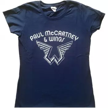 Femmes T-shirt Wings Logo Paul Mccartney 
