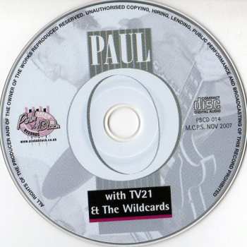 CD Paul O: Paul O With TV21 And The Wildcards 