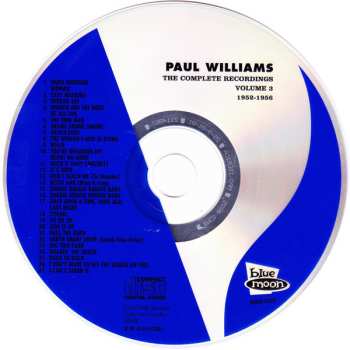 CD Paul Williams: The Complete Recordings 1952-1956 - Volume 3