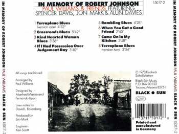 CD Paul Williams Set: In Memory Of Robert Johnson