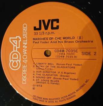 LP Paul Yoder And His Brass Orchestra: Marches Of The World 2