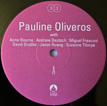 2LP Pauline Oliveros: Primordial / Lift LTD
