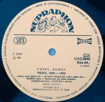 LP Pavel Bobek: Profil 1970 - 1979