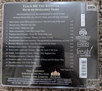 SACD Pavel Chesnokov: Teach Me Thy Statutes = Научи Мя Оправданием Твоим