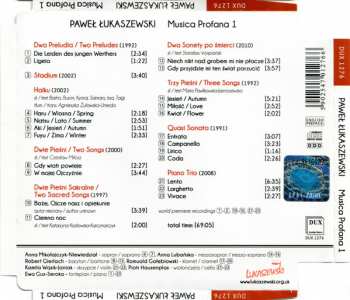 CD Robert Gierlach: Musica Profana 1