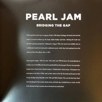 2LP Pearl Jam: Bridging The Gap