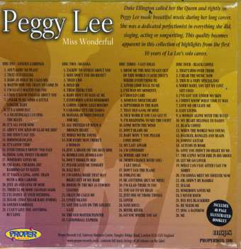 4CD/Coffret Peggy Lee: Miss Wonderful