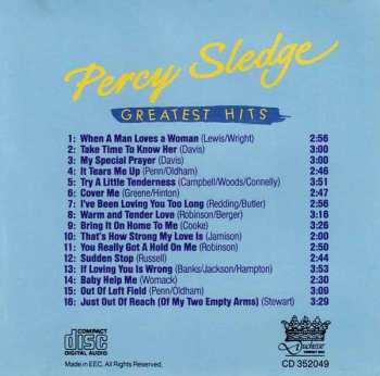 CD Percy Sledge: Greatest Hits