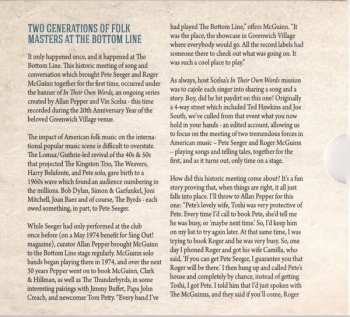 2CD Pete Seeger: In Their Own Words - Live At The Bottom Line