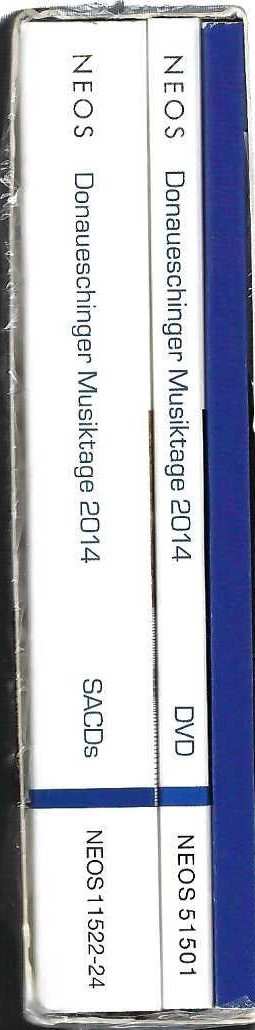 DVD/Coffret/SACD Wolfgang Rihm: Donaueschinger Musiktage 2014