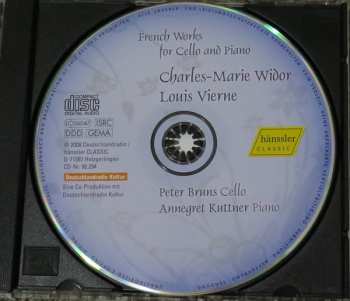 CD Peter Bruns: Widor - Vierne; French Works For Cello And Piano Vol. 1