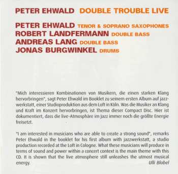 CD Peter Ehwald: Double Trouble Live