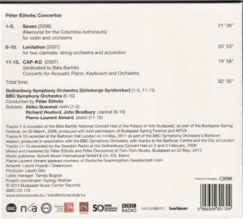 CD Peter Eötvös: Concertos