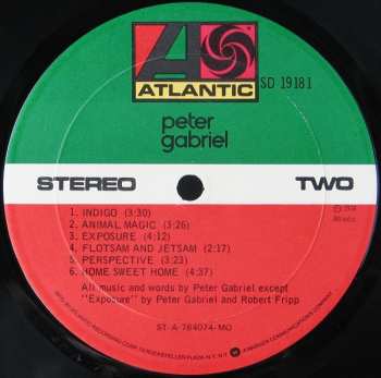 LP Peter Gabriel: Peter Gabriel