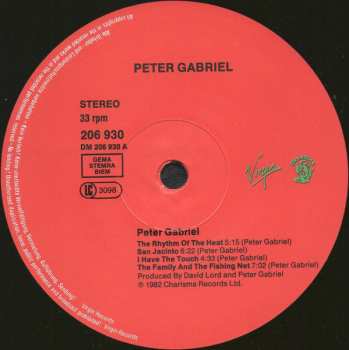LP Peter Gabriel: Peter Gabriel
