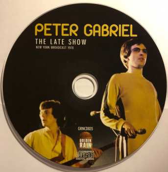 CD Peter Gabriel: The Late Show - New York Broadcast 1978
