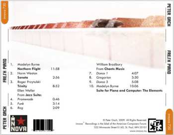 CD Peter Gach: Fresh Piano (Piano Music By Southern California Composers)