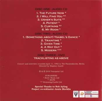 3CD Peter Hammill: Live In Berlin 1992