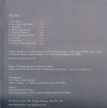 CD Peter Hammill: Thin Air