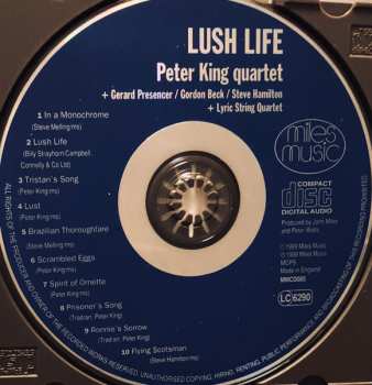 CD The Peter King Quartet: Lush Life 