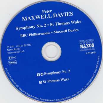 CD BBC Philharmonic: Symphony No. 2 & St Thomas Wake