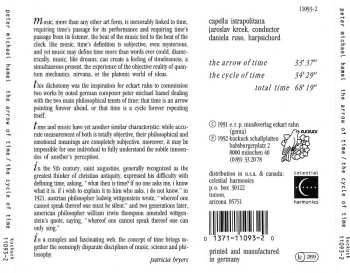 CD Peter Michael Hamel: The Arrow Of Time / The Cycle Of Time