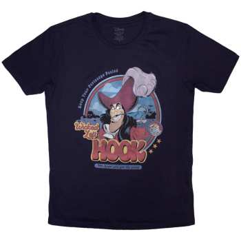 Marchandises Peter Pan: Peter Pan Unisex T-shirt: Wicked Left Hook (navy Blue) (small) S