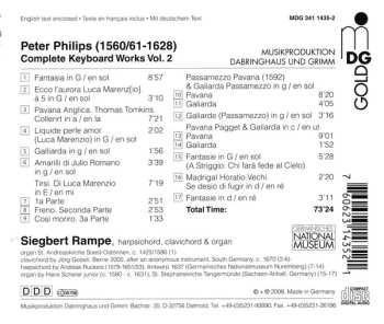 CD Peter Philips: Complete Keyboard Works Volume 2
