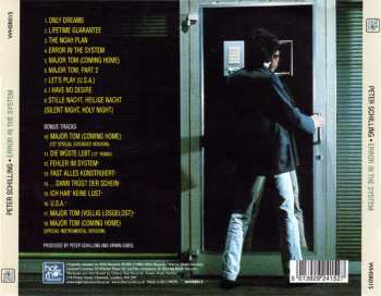 CD Peter Schilling: Error In The System