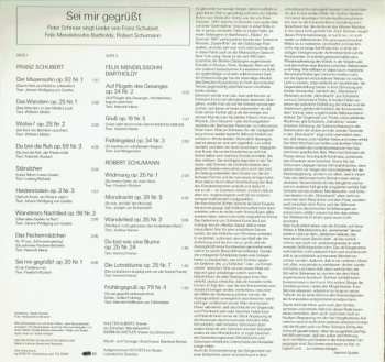 LP Robert Schumann: Sei Mir Gegrüßt - Peter Schreier Singt Lieder Von Schubert, Mendelssohn, Schumann