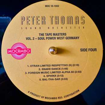 2EP Peter Thomas Sound Orchestra: The Tape Masters Vol. 2 - Soul Power - West Germany  LTD