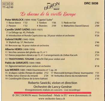 CD Camille Saint-Saëns: Le Charme De La Vieille Europe
