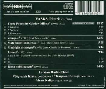 CD Pēteris Vasks: Māte Saule