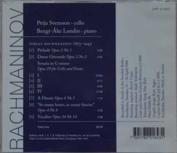 CD Petja Svensson: Rachmaninov