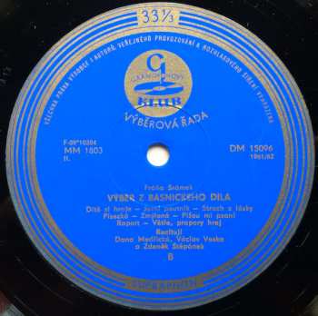 3LP Stanislav Kostka Neumann: Výběry Z Básnických Děl