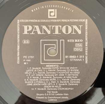 LP Petr Novák: Memento