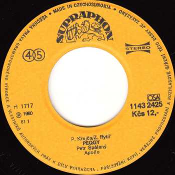 SP Petr Spálený: Peggy / Hotel Blues (Mobile Blues)