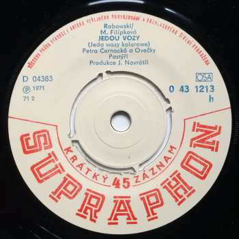 SP Petra Černocká: Jedou Vozy / Nemám Ráda Citoslovce